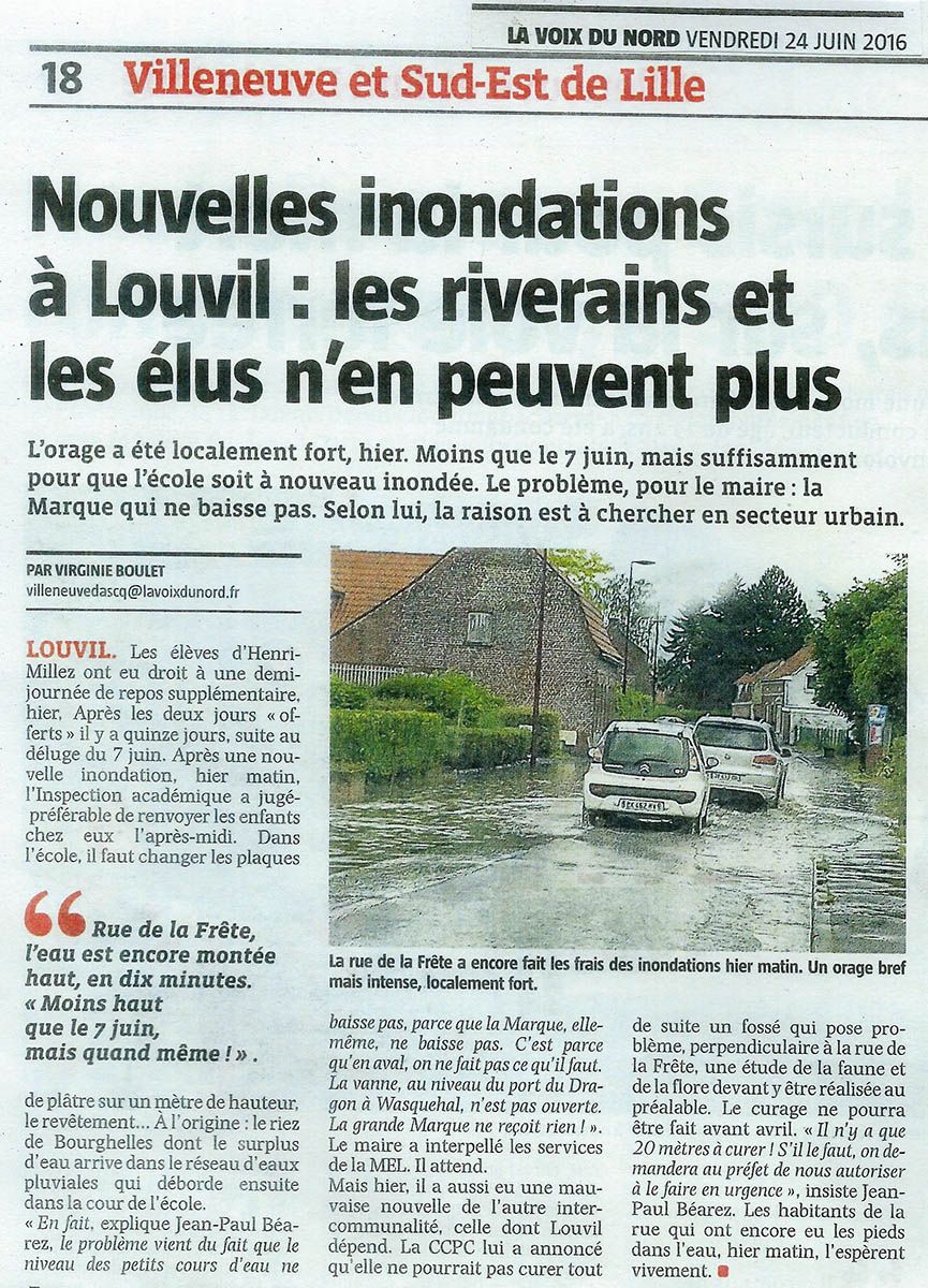 inondations Louvil 23 juin 2016